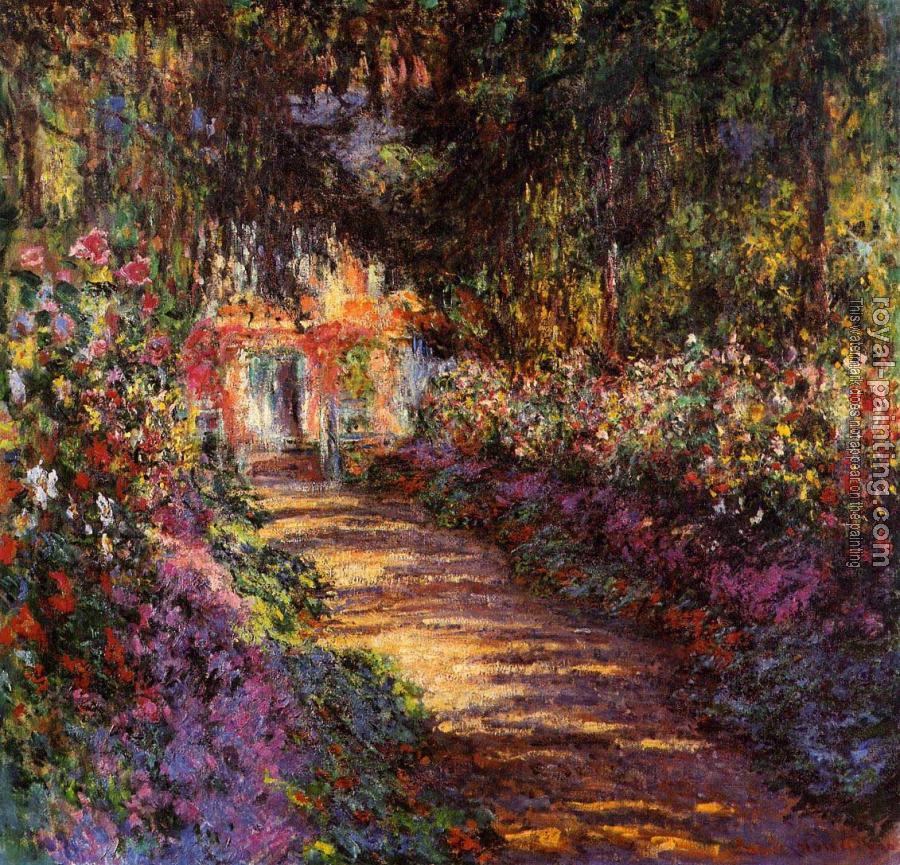 Claude Oscar Monet : The Flowered Garden